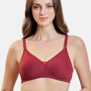 Women Maroon Color Bra Size 30