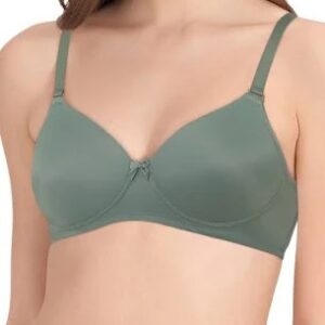 Women Lite Green Color Bra Size 40