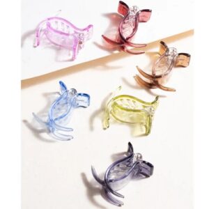 Plastic Butterfly Women Set Of 6 Claw Clip