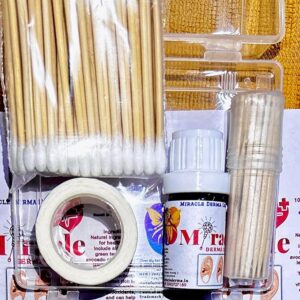 Miracle Derma Care Ear Hole Repair Solution Full Kit 02 Ml For 4 Person Use Only