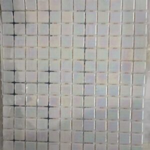 Stone Blue Shiny Glass Mosaic Tiles Thickness 10 Mm Size 12 X 20 Inch