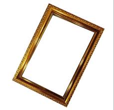Framewold Square 12X16 Photo Frame Plastic Golden Pack Of 2