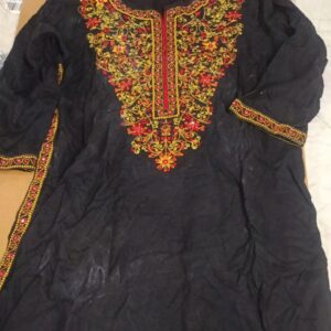Women Kurti Color Black Size Xl