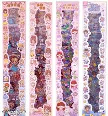 Cute Cartoon Theme Kawaii Stickers 20 Pet Sheets Cute Washi Stickers For Project