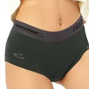 Women Boxer Brief Seaweed Green Underwear L
