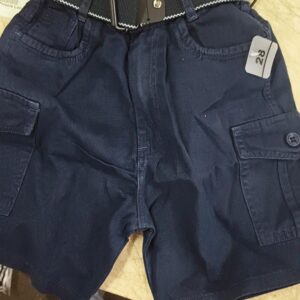 Men Navy Blue Shorts Size M