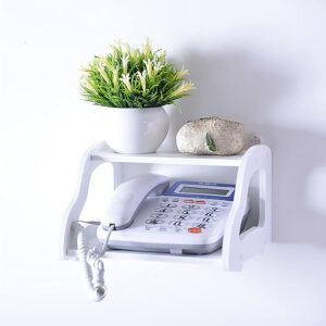 Medium Density Fiber Wall Shelf Number Of Shelves 2 White Color