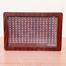 Wooden 1 Lakh Money Saving Box