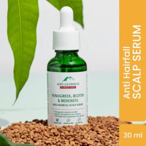 Alps Goodness Anti Hairfall Scalp Serum With Fenugreek Biotin And Redensyl 30 Ml