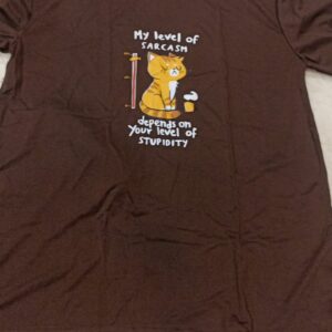 Women T Shirt Brown Colour Size Xxl
