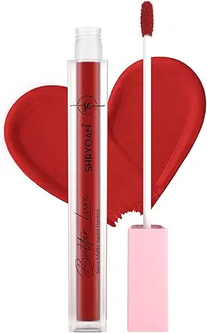 Shriyan Butter Luxe Satin Matte Liquid Lipstick Smooth Lip Color Weightless Finish Silky Matte Finish 6 Ml Shade 16 Shade 16