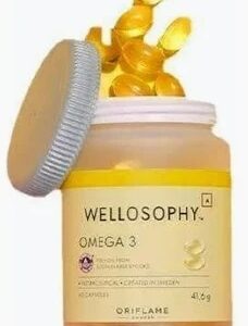Oriflame Wellosophy Omega 3 60 Capsules 41 Point 6 G