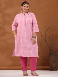 Women Kurti Pink Color Size M