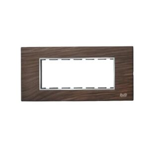 Kaylite 6 Module Black Wood Modular Switch Plate
