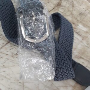 Women Casual Grey Canvas Belt