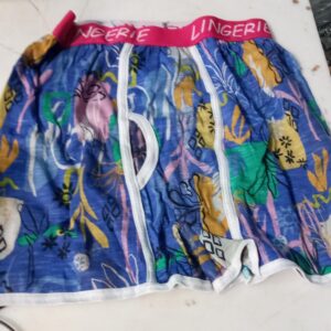 Mens Blue Printed Trunk Size 85Cm