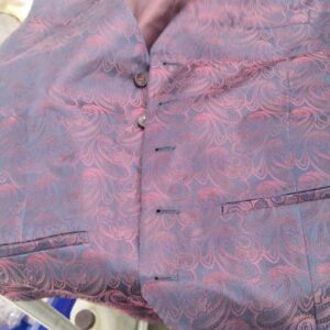 Wine Color Printed Basket For Men Size M