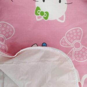Pink Color Kitty Printed Waterproof Sheet For Baby