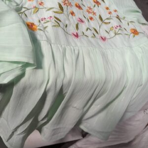 Girls Top Green Size 30