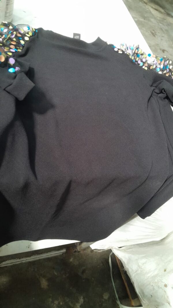 Sheetal Womens Black Top Size Xxl