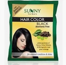 Sunny Herbals Hair Color Black 2 Sachet 10 Gm