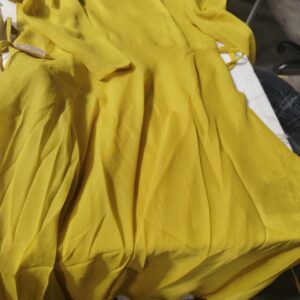Mustard Colour Dress For Women Size S