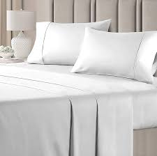 Pingaksh Bedding 300 Thread Count Breathable Flat Double Bedsheet With 2 Pillow Cover White