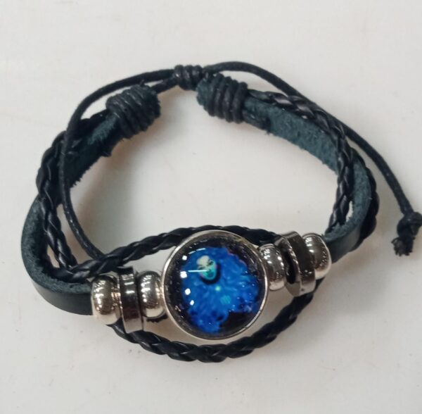 Zodiac Bracelets For Men Women Black