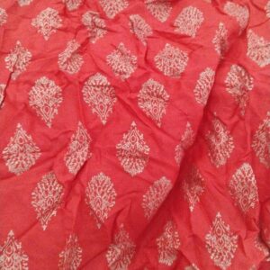 Red Colour Printed Kurti Size L For Women