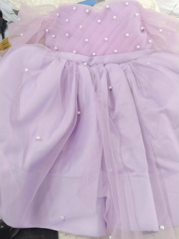 Hopscotch Purple Colour Frock Size 2 To 3 Years