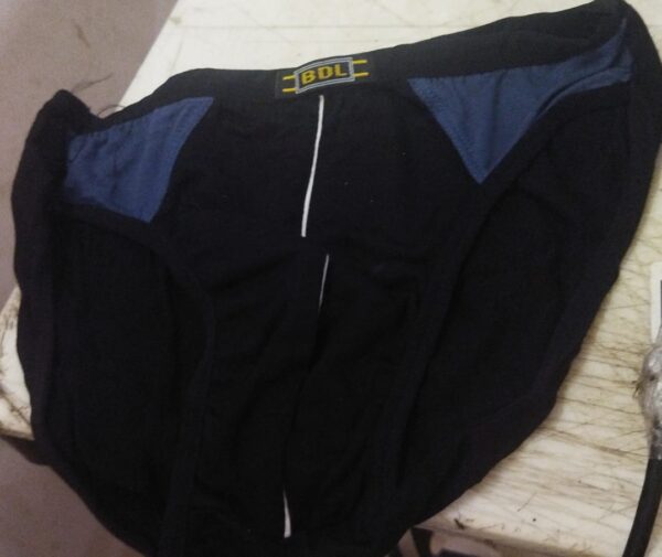 Black And Grey Color Mens Underwear Size M Pack Of 2
