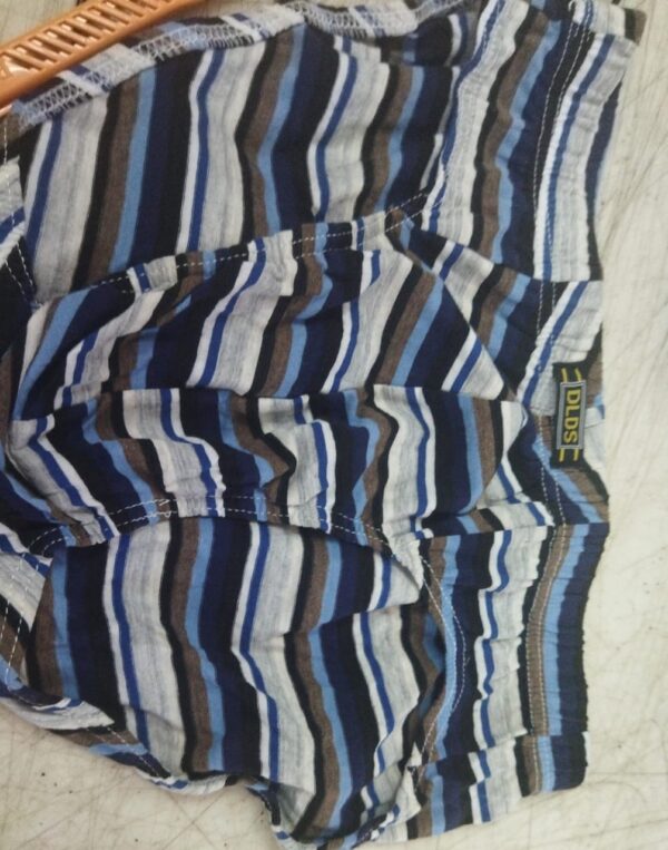 Multicolor Striped Mens Underwear Size L