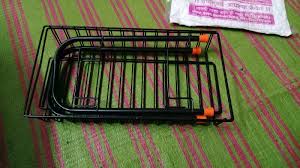 Multi Purpose Kitchen Spice Rack 2 Tier Foldable Stand