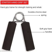 Hand Grip Strengthener For Men And Women Black 1Pc