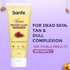 Sanfe Kesar Instant Glow Exfoliating Gel 100Gm