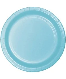Blue Disposable Birthday Party Plate 20Pcs