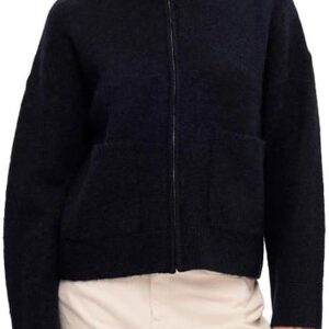 Zara Zipper Cardigan Noos Cardigan Sweater Colour Black Size L
