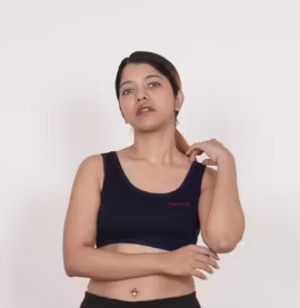 Sport Bra For Gym Colour Black Size S