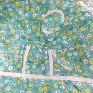 Green Color Printed Krishna Dress Size 5