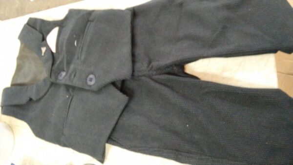 Navy Blue Colour Kids Jacket Pant Set Size 1 To 2 Y