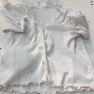 Womens White Crop Top Size S