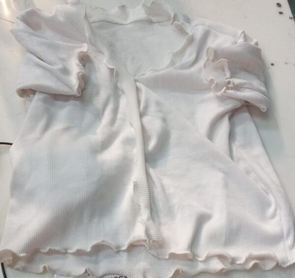 Womens White Crop Top Size S