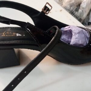 Jm Looks Women Regular Fit Chunky Heeled Sandals For Women Black Size 4