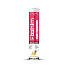 Ayudhya Fizzim Mental Well Being Pineapple Flavour 15 Table