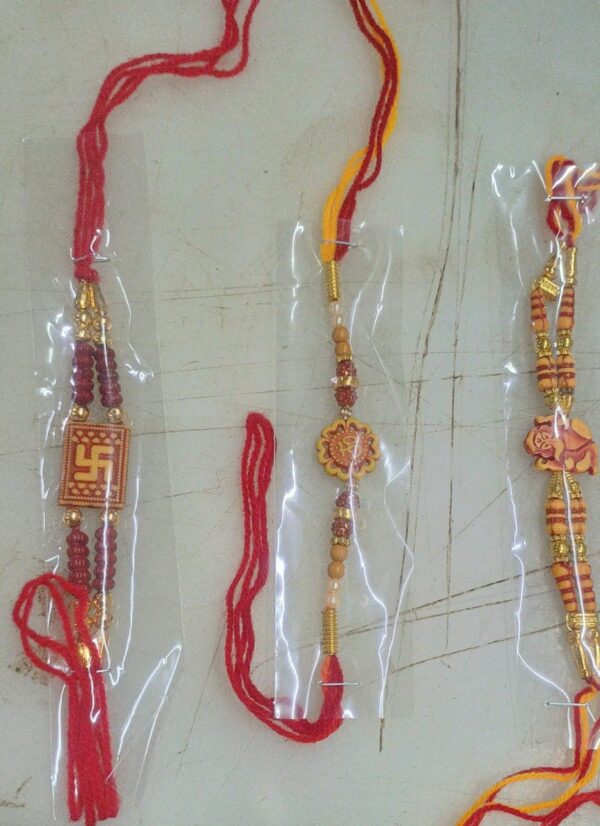 Multicolor Rakhi Pack Of 3