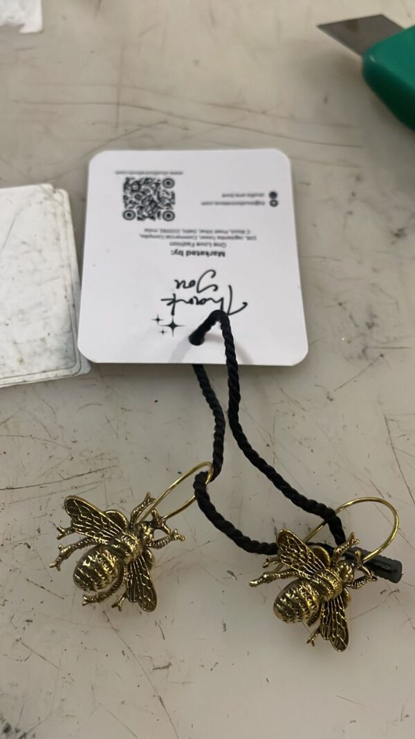 Studio On Love Set Of 2 Gold Toned Contemporary Drop Earrings