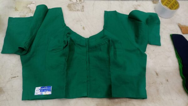 Women Blouse Green Colour Size 34