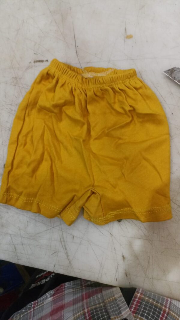 Kids Shorts Yellow Colour Size 6 To 12 Month