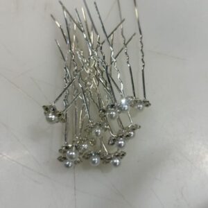 Women Hair Clips Pins Silver Colour 12 Pcs