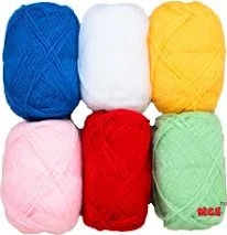 Hand Knitting Multicolor Wool Pack Of 5